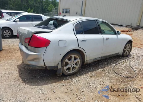 2004 Infiniti G35 z USA, uszkodzony, nr VIN JNKCV51E64M607992